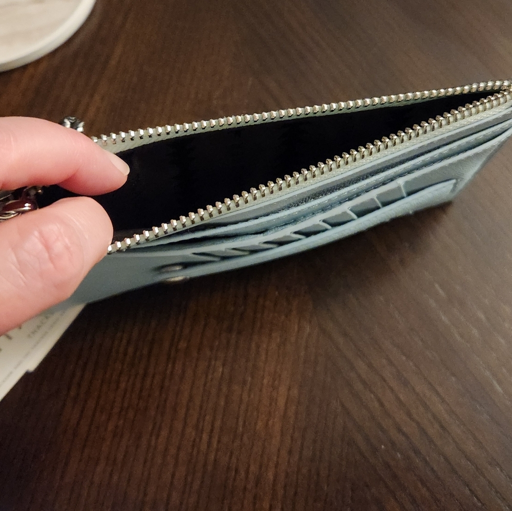 Thacker Blue Leather Wallet - Picture 4 of 6